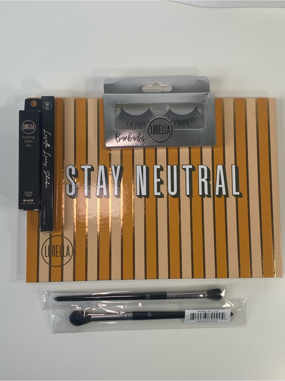 LURELLA- Stay Neutral Eyeshadow Palette Bundle.